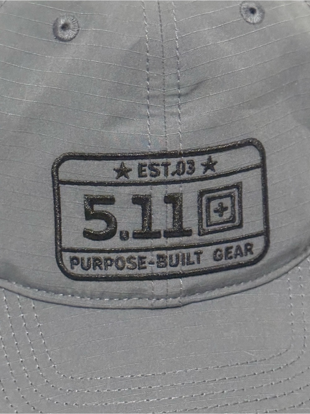 5.11 Tactical Gray Embroidered Logo Cap
